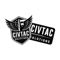 CIVTAC Solutions stickers on a white background