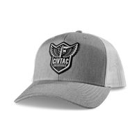 CIVTAC Solutions The Veteran Trucker Hat #grey_white